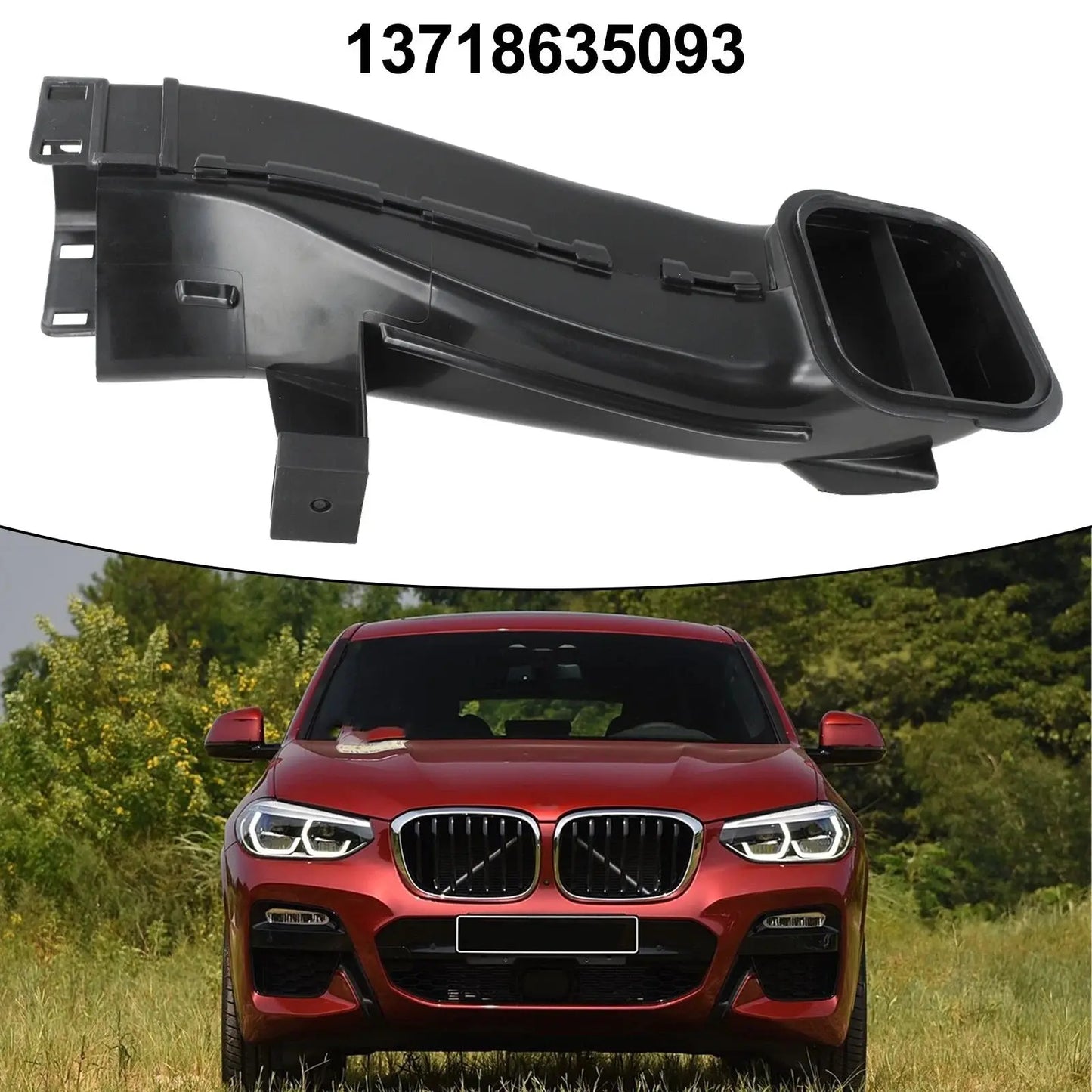 13718635093 Duct | OEM-Compliant Airflow Management for 2018-2023 G01 X3/G02 X4 FANCHANTS China Auto Parts Wholesales