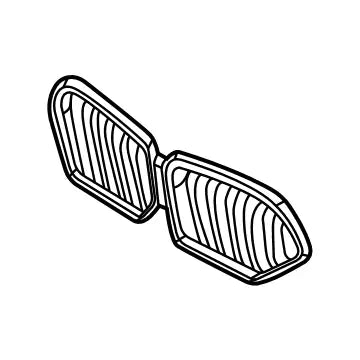 51137481386 Grille | Direct Replacement for BMW Front Upper Air Intake FANCHANTS China Auto Parts Wholesales