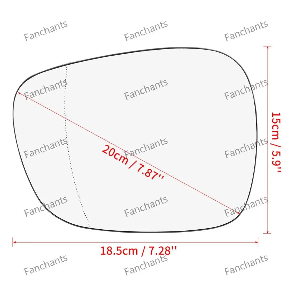 Applicable to 09-11 BMW XI X3 rearview lens 51162991659 51162991660 FANCHANTS China Auto Parts Wholesales