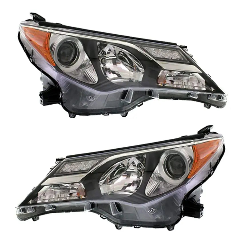 81110-0R042 aftermarket Head Lamp compatible with Toyota 2013 2016 RAV4 Le Limited Se Xle 4 Cyl 2.5L