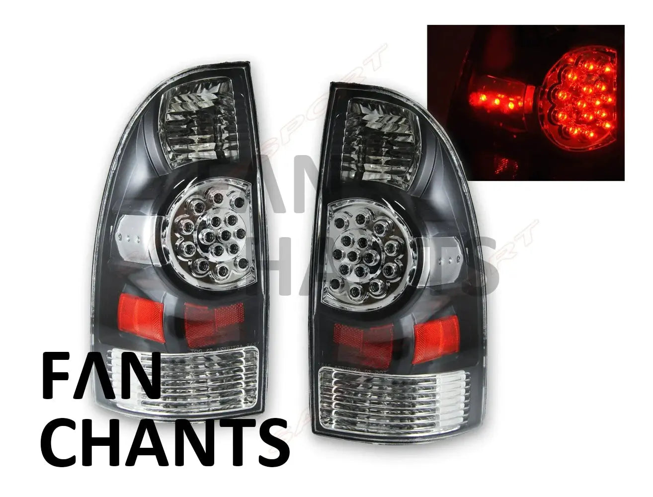 CHINA Factory Wholesale 81550-04150 81560-04150 TAIL LAMP SHINE BLACK RH LH For TOYOTA TACOMA FANCHANTS China Auto Parts Wholesales