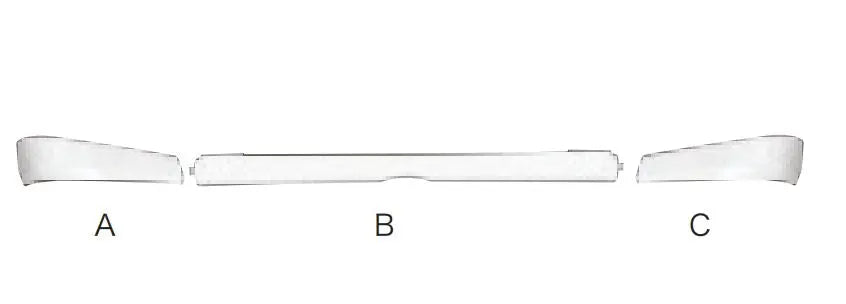 CHINA Factory Wholesale FRONT BUMPER STRIP for TOYOTA COASTER FANCHANTS China Auto Parts Wholesales