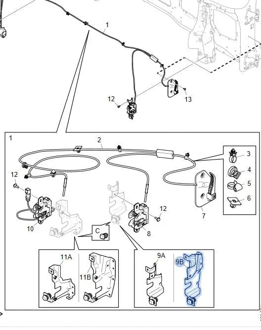 CHINA Factory Wholesale 2337759 LOCK BRACKET LH for SCANIA 1995-2016 FANCHANTS China Auto Parts Wholesales