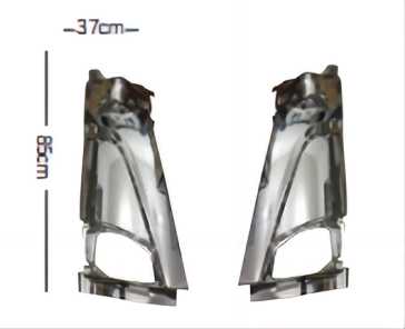 CHINA Factory Wholesale DEFLECTOR CHROME Right Left For NEW HINO 500 VICTOR 2011 FANCHANTS China Auto Parts Wholesales