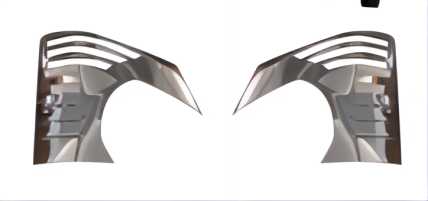 CHINA Factory Wholesale WIDE HEAD LAMP COVER CHROME For HINO 300 2012 FANCHANTS China Auto Parts Wholesales