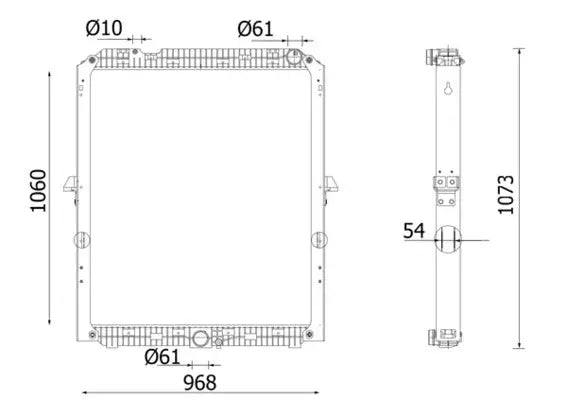 China Factory Wholesale 9605000901 9605002501 5715000301 Radiator For Mercedes Benz FANCHANTS China Auto Parts Wholesales
