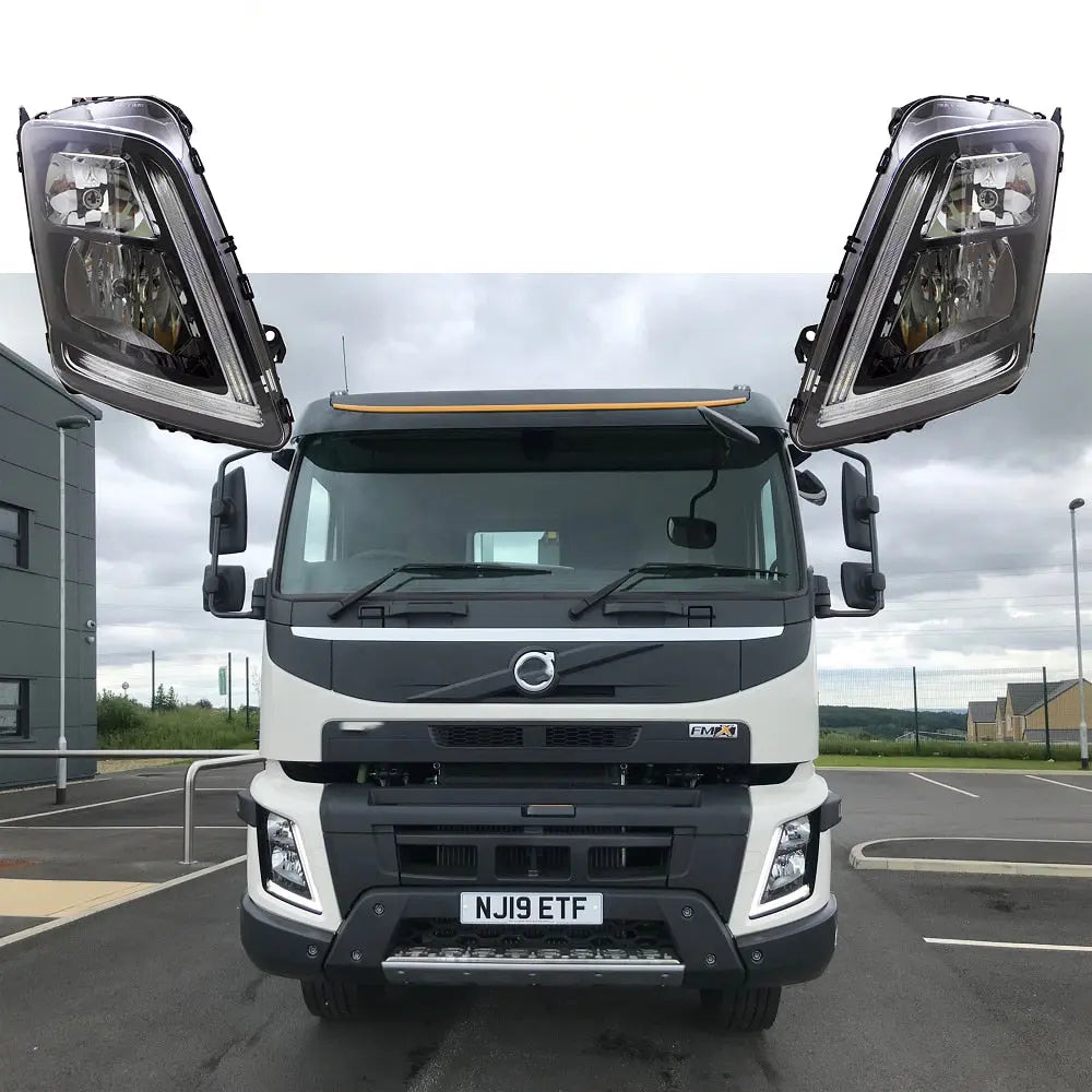 FANCHANTS 21489577 22239056 22239058 21489579 22239057 22239059 Headlamp, Right Left Black LHD FOR Volvo FH/FM/FMX/NH 9/10/11/12/13/16 FH 2012-, FM 2012-, FMX