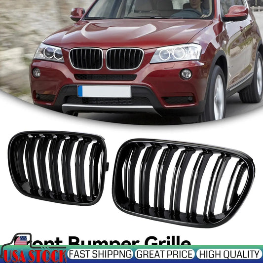 51117210725 Grille | Gloss Black Upgrade for BMW X3 F25 (2010-2014) 