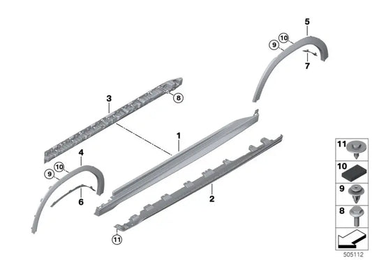 51777496969 Flaring | Precision Fit for Compatible BMW X6 G06 Models FANCHANTS China Auto Parts Wholesales