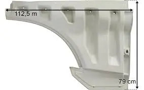 9617200001 door extension LH – compatible with MERCEDES-BENZ ACTROS F FANCHANTS China Auto Parts Wholesales