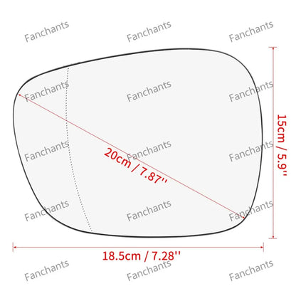 Applicable to 09-11 BMW XI X3 rearview lens 51162991659 51162991660 FANCHANTS China Auto Parts Wholesales