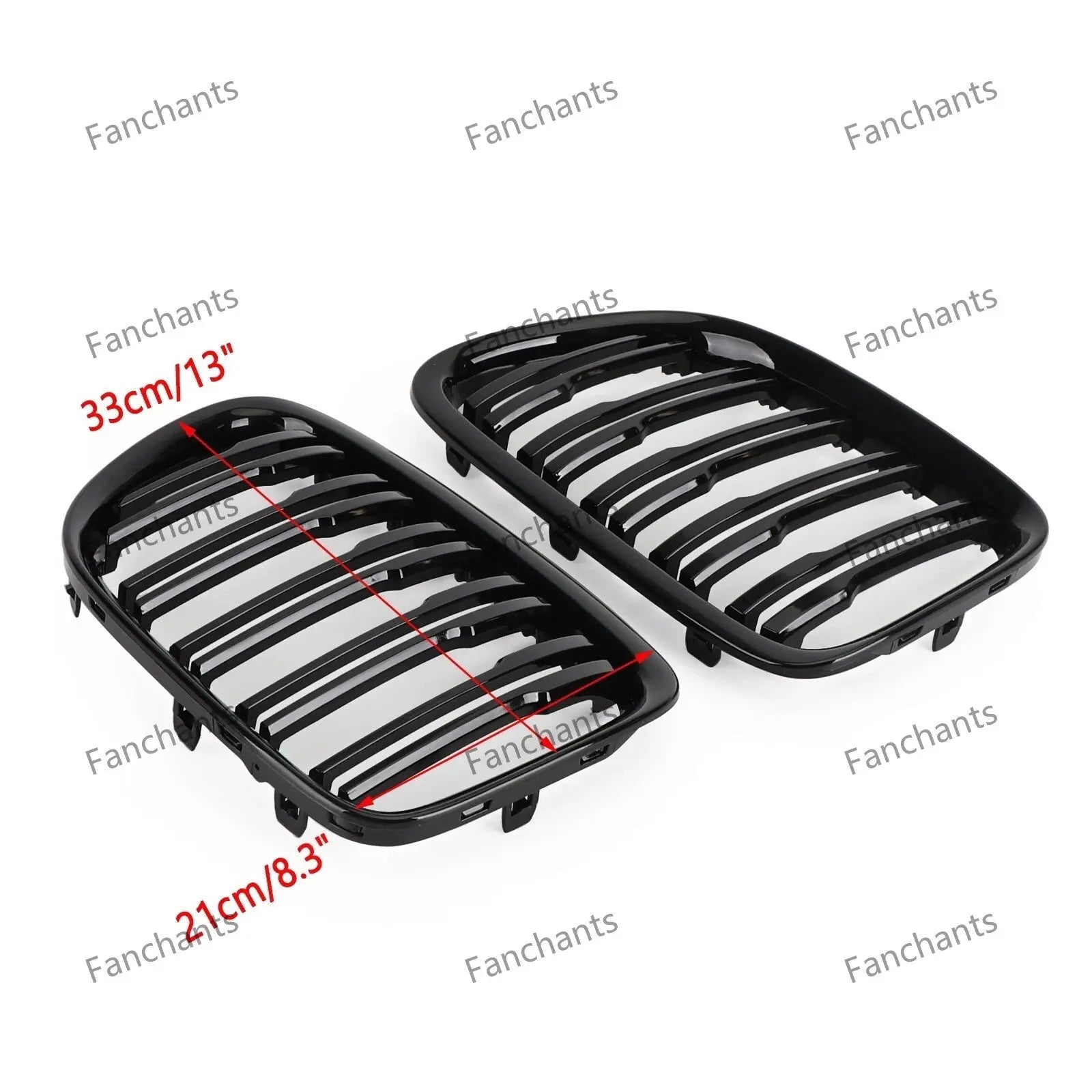 Applicable to BMW X1E84 grille radiator grille black grille L51112993305 R51112993306 FANCHANTS China Auto Parts Wholesales