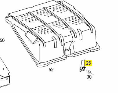 9609880042 aftermarket Cover compatible with Mercedes-Benz