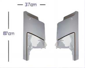 CHINA Factory Wholesale CORNER BUMPER Right Left For ISUZU FRR210-FRR190 2008-2010 FANCHANTS China Auto Parts Wholesales