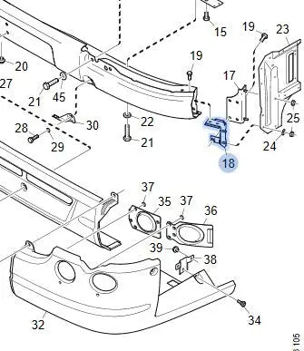 CHINA Factory Wholesale 1514479 SUPPORT RH for SCANIA 1995-2008 FANCHANTS China Auto Parts Wholesales