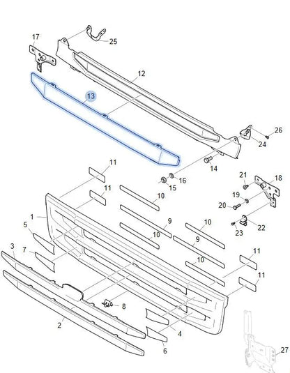 CHINA Factory Wholesale 1930800 PANEL GARNISH for SCANIA 1995-2016 FANCHANTS China Auto Parts Wholesales