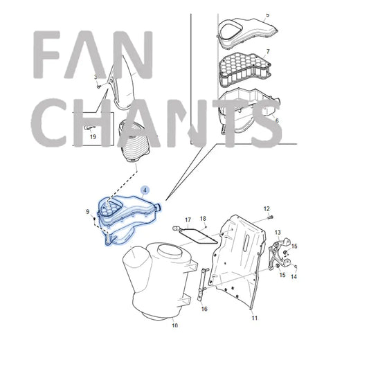 CHINA Factory Wholesale 2056400 PRECLEANER for SCANIA 1995-2008 FANCHANTS China Auto Parts Wholesales