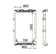 FANCHANTS 81061016439 RADIATOR FOR ZCGAP MAN FANCHANTS China Auto Parts Wholesales