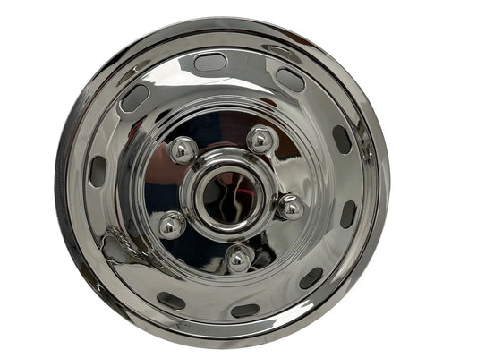 FANCHANTS Ford Transit/ E-Transit Stainless Steel VFK4Z-1130-B Wheel Cover Set VFK4Z-1130-B Compatible with   Ford E-Transit (2022-2025), Transit 150/250/350 SRW (2015-2025) with 16" Factory Steel Wheels FANCHANTS China Auto Parts Wholesales