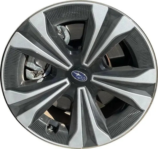 FANCHANTS Subaru Solterra OEM 42602-42080 42602-42060 Hubcap Wheel Cover 5-Spoke Silver/Black Compatible with Subaru Solterra 2023-2024 FANCHANTS China Auto Parts Wholesales