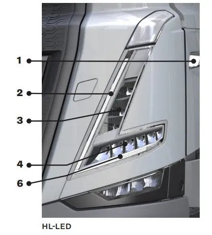FANCHANTS 23752685 24056517 23752687 24056519 23752686 24056518 23752688 24056518 Head Lamp for VOLVO FH HL-ASYML,HL-LED,EXTL-EN3 FANCHANTS Aftermarket Auto Parts
