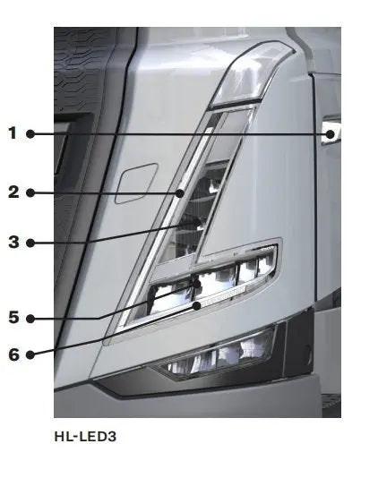 FANCHANTS 23752693 24056524 23752698 24056526 23752696 24056525 23752700 24056529  Head lamp for VOLVO FH/FH16 HL-ASYML,HL-LED3,EXTL-EN3 FANCHANTS Aftermarket Auto Parts