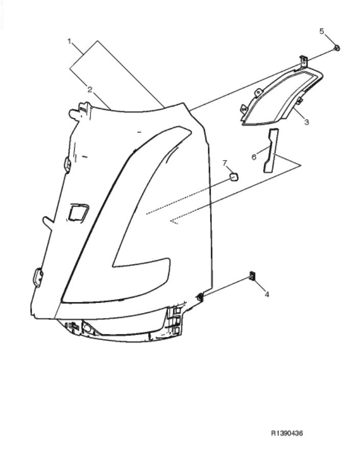 FANCHANTS 82682830 82682831 22969505 84378147 23989131 84448800 23526802 headlamp panel RH For VOLVO FH/FH16/FM/FMX FANCHANTS Aftermarket Auto Parts