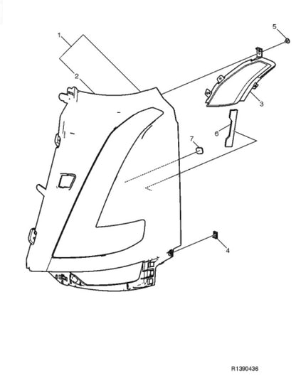FANCHANTS 82682830 82682831 22969505 84378147 23989131 84448800 23526802 headlamp panel RH For VOLVO FH/FH16/FM/FMX FANCHANTS Aftermarket Auto Parts