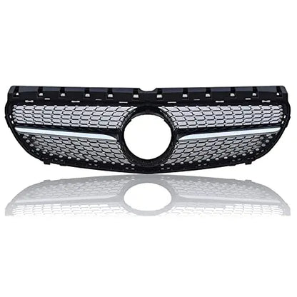 FANCHANTS Diamond Star Design Black Front Bumper Benz grille For 2015 2016 2017 2018 2019 Mercedes Benz B Class W246 B180 B200 B250 B220 Brand: Fanchants