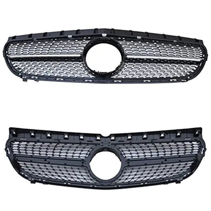 FANCHANTS Diamond Star Design Black Front Bumper Benz grille For 2015 2016 2017 2018 2019 Mercedes Benz B Class W246 B180 B200 B250 B220 Brand: Fanchants