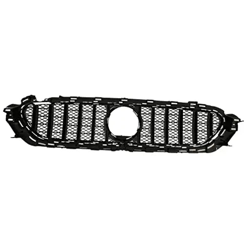 FANCHANTS GT R Style Silver Black Front Radiator Benz grille For 2020 2021 Mercedes Benz E CLASS W213 E200 E300 E350 E450 (BLACK) Brand: Fanchants